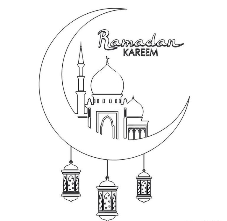 Ramadan Coloring Pages For Kids Islamic Charity P2p 702 970 7860