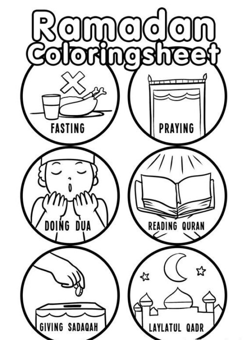 Ramadan Coloring Pages For Kids Coloring Pages
