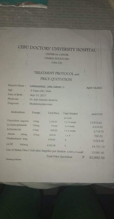 baby john hospital invoice state